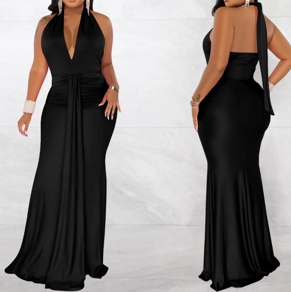 Fashion Maxi Dress New Size S, M avaliable Strech Material.